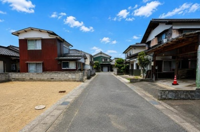 【前面道路含む現地写真】 | 鳥取市滝山土地