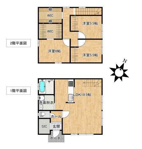 下條村　中古住宅の間取り