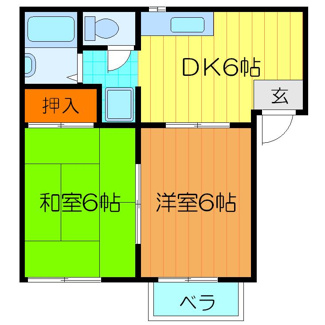 【間取り】 | コスモハイツ南