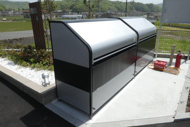 小田郡矢掛町矢掛のアパートのその他共用部分|敷地内ゴミステーション