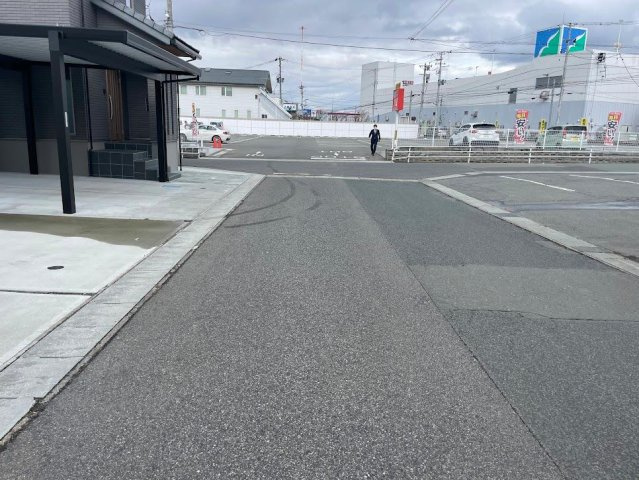 山形市江俣建売住宅の周辺|前面道路になります。