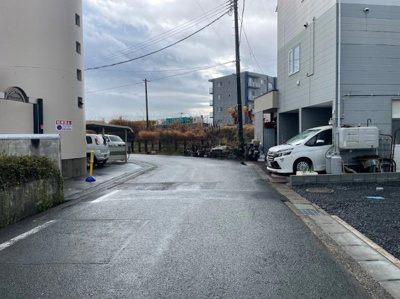 【周辺】 | 山形市北町建売住宅【C棟】 | 前面道路になります。