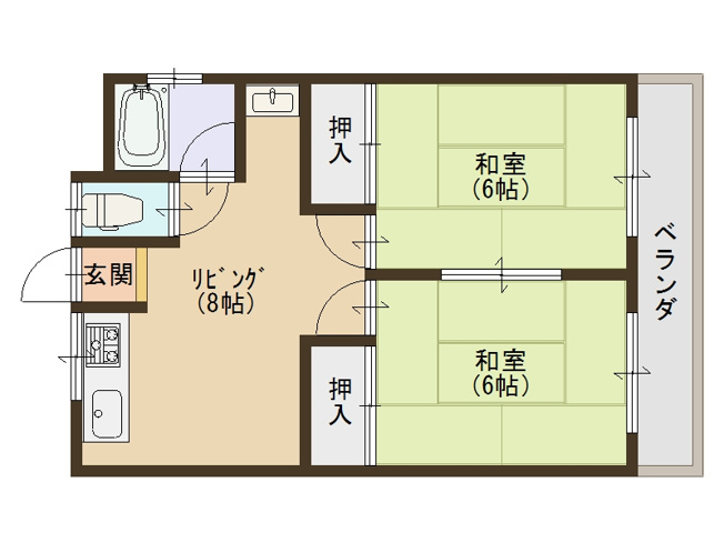 【間取り】 | 和幸マンション