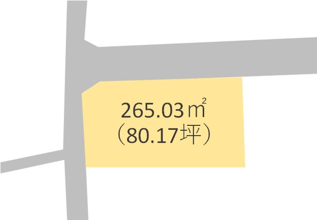和歌山市毛見・土地・56843の区画図