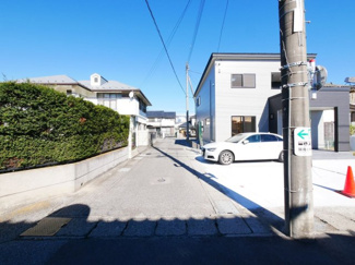 【前面道路含む現地写真】 | 西側道路