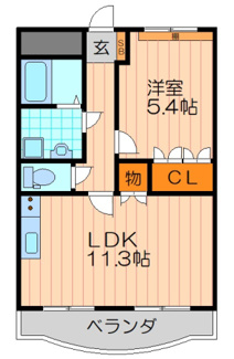 【間取り】 | グランドソレーユⅡ