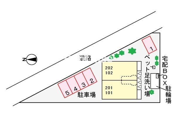 レニーレⅡの駐車場|駐車場