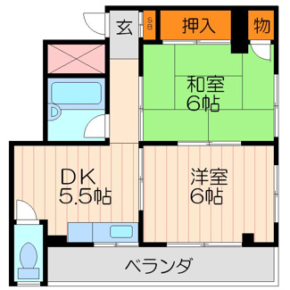【間取り】 | 谷コーポ