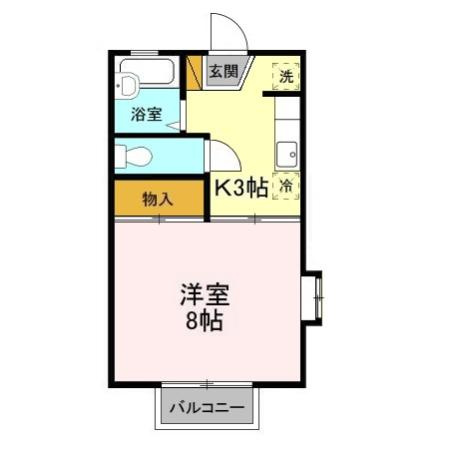 ライトハウス ⅠⅡの間取り