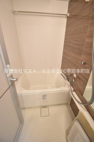 ボーベル玉造の浴室