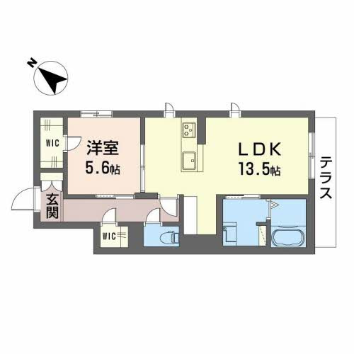 Ｂｅｒｅｏ　Ｐｌａｉｓａｎｔの間取り