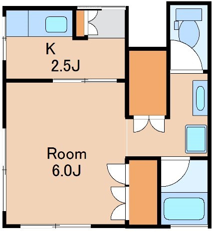 秋山ハイツの間取り