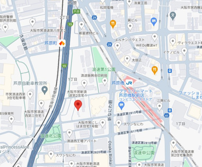 【地図】 | スプランディッド難波WEST III