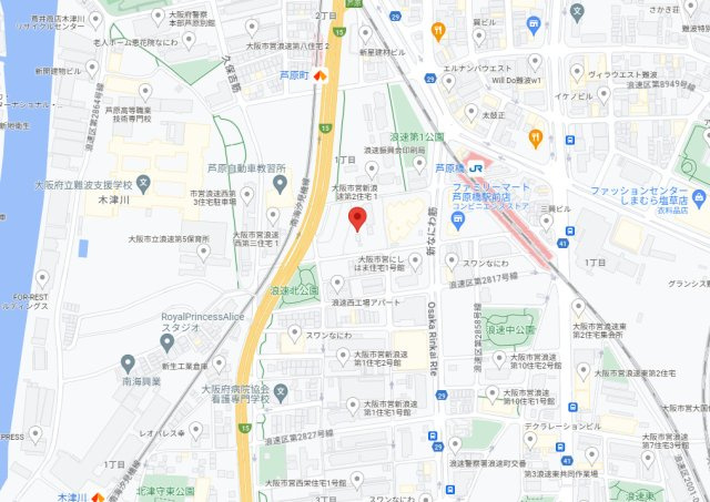 【地図】 | スプランディッド難波WESTIII