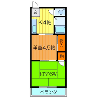 【間取り】 | ハイツ大久保