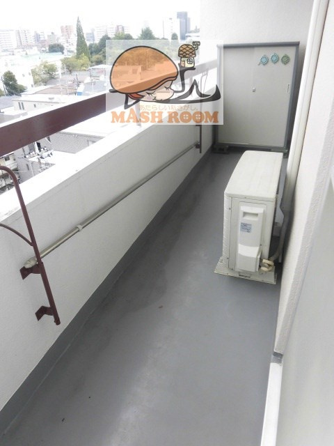 杉並区高円寺南２丁目の賃貸マンションのバルコニー