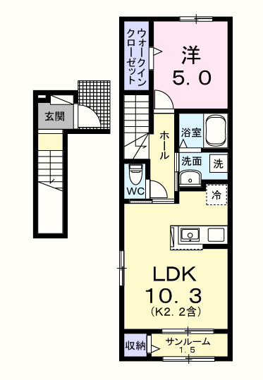 フォンターナ・レガーメの間取り