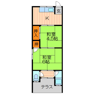 【間取り】 | 佐賀マンション