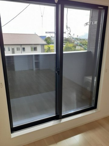 サウスゲートＢのバルコニー|広々としたバルコニーです