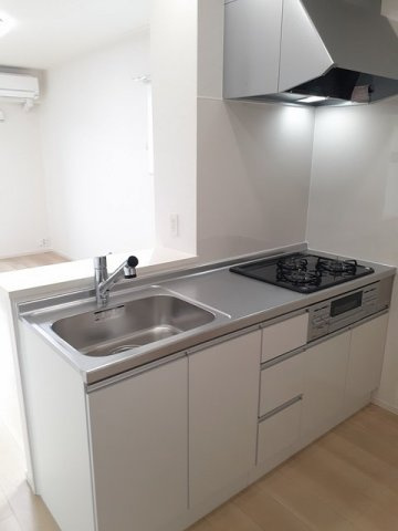 サウスゲートＢのキッチン|きれいなキッチンです