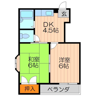 【間取り】 | 秀和第2ハイツ