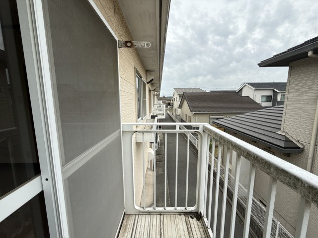 ハウス新町のバルコニー