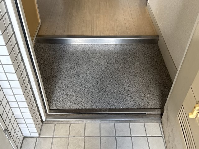 ロワイヤル北八代の玄関