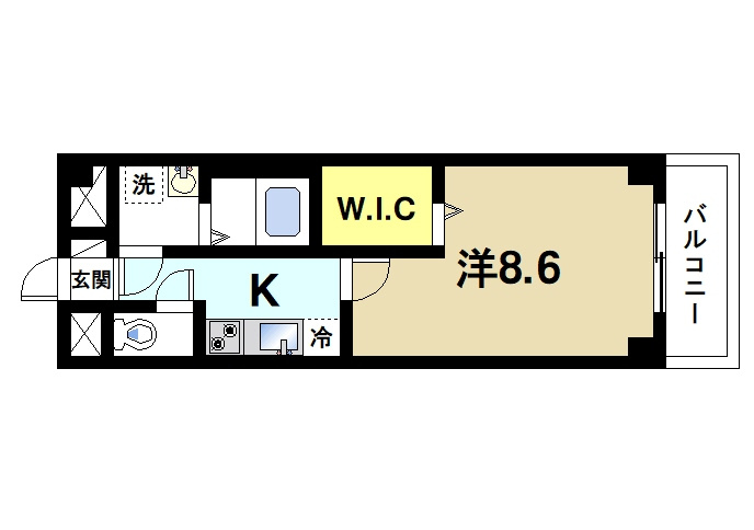 アプローズ（南郡山町）の間取り|生活がしやすい間取りです