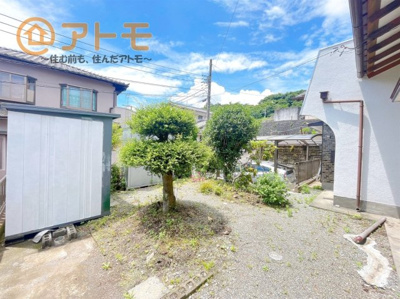 【庭】 | 富士市岩本　中古戸建て　全1棟 | 家庭菜園やガーデニングが楽しめます！