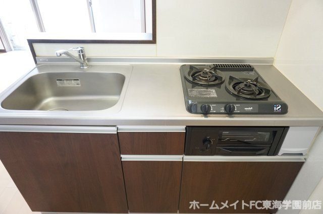 熊本市北区武蔵ケ丘９丁目の賃貸マンションのキッチン