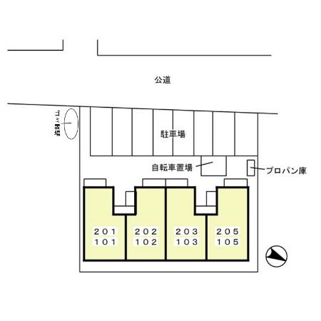 メゾン・ド・ソレイユＫ　　　刈谷市の賃貸はクラスホーム刈谷店の区画図