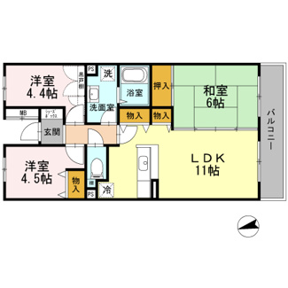 【間取り】 | Bellevue壱番館