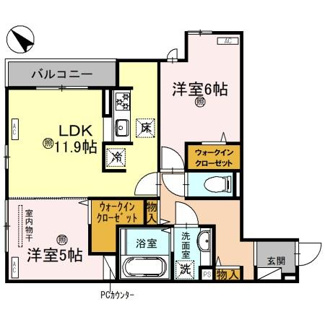 【間取り】 | トリシア　クレール