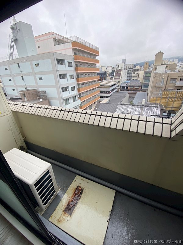 ピュアコート錦のバルコニー