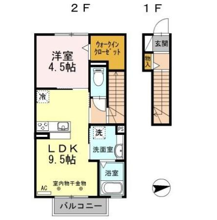 ラ　ルーチェ　幸町の間取り