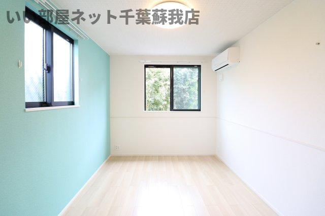 モンレーヴＡの寝室|ゆとりの広さです
