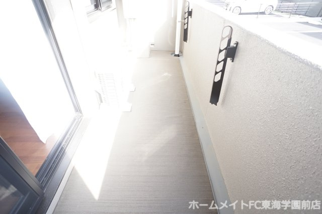 熊本市東区長嶺東５丁目の賃貸マンションのバルコニー