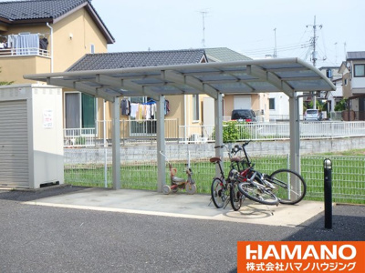 【その他共用部分】 | グレースコートＢ | 屋根付き駐輪場