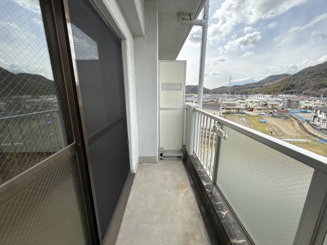 坪田ビルのバルコニー