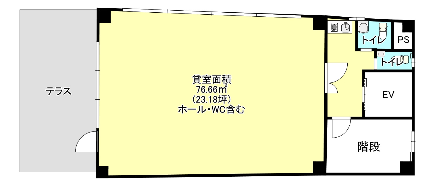フクダ不動産郡山ビルの間取り