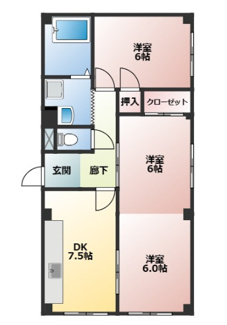【間取り】 | ロダン塚口