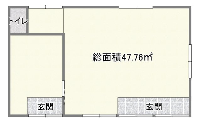 中岡事務所の間取り|倉庫