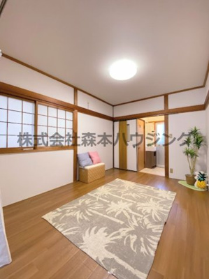 【居間・リビング】 | 　門真市上野口町テラス | ゆったりとしたリビングです