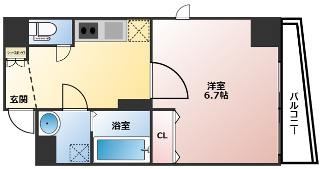【間取り】 | アクアプレイス江戸堀