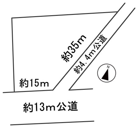 ６２５５６　岐阜市茶屋新田2丁目土地の区画図