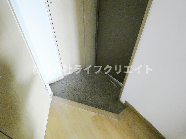 コスモハイツの玄関