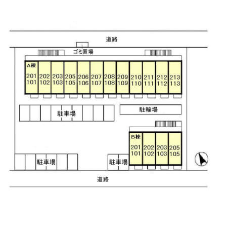 マリーゴールドの区画図
