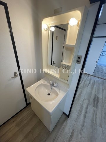 カーサ天六の洗面所|コンパクトで使いやすい洗面所