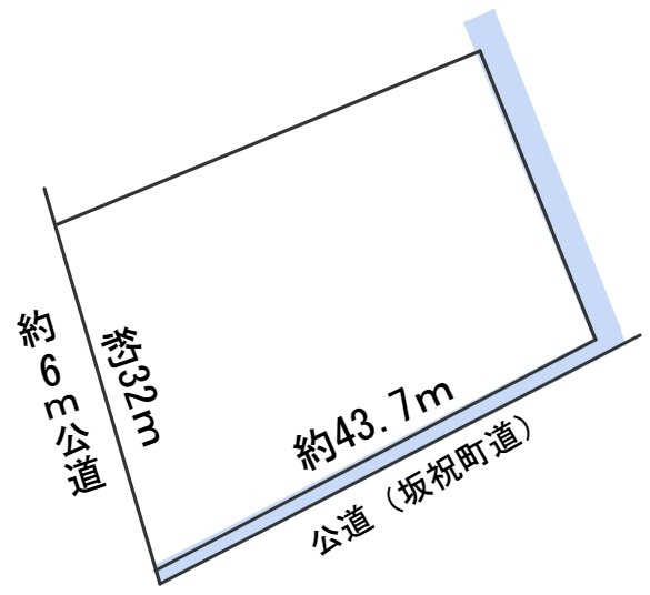 ６２３７７　美濃加茂市加茂野町鷹之巣土地の区画図