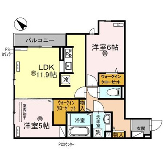 【間取り】 | トリシア　クレール